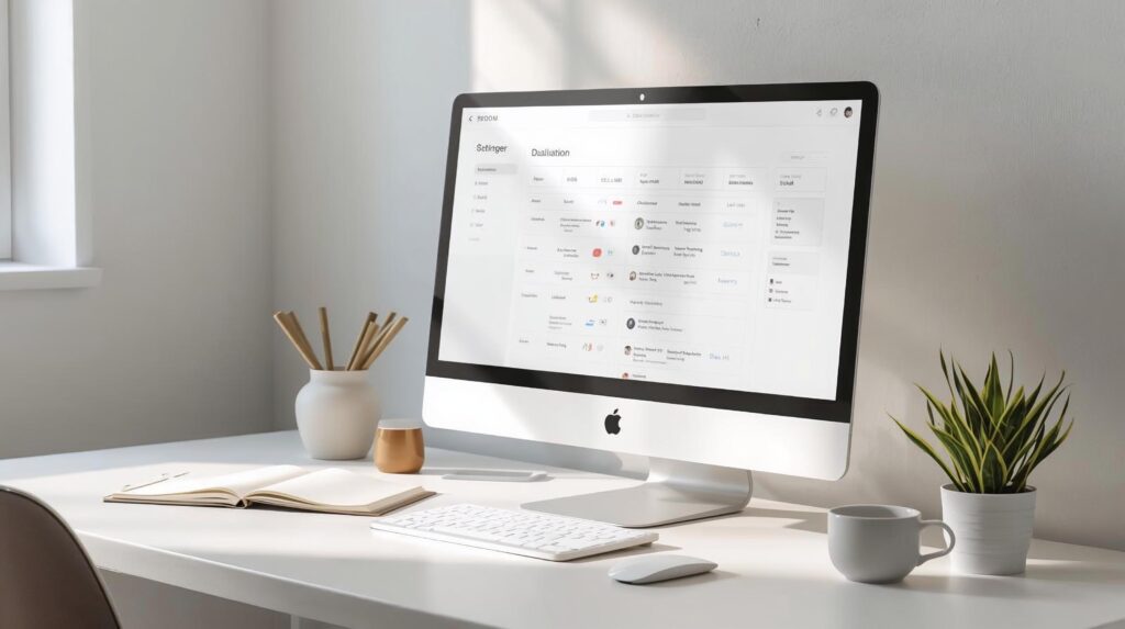 Calm and organised system supporting the mental load of working mom life with clarity and ease.